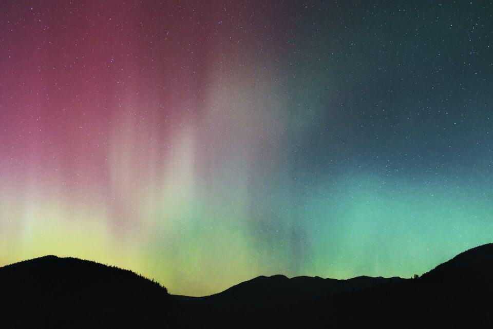 Placeholder image showing the northern lights